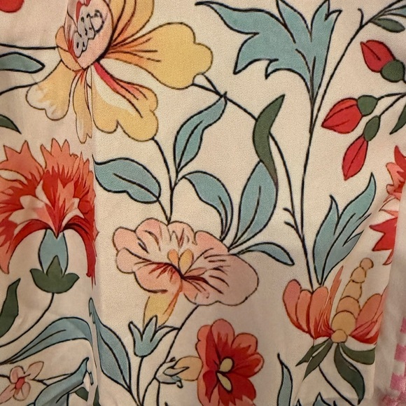 Floral Short Sleeve Dress - Picture 6 of 8